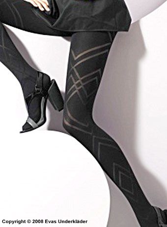 Tights with bright lines